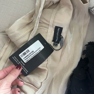 2/$20 new with tags plt high shine champagne gold shorts size 6